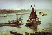 James Abbot McNeill Whistler Grey and Silver: Old Battersea Reach oil painting